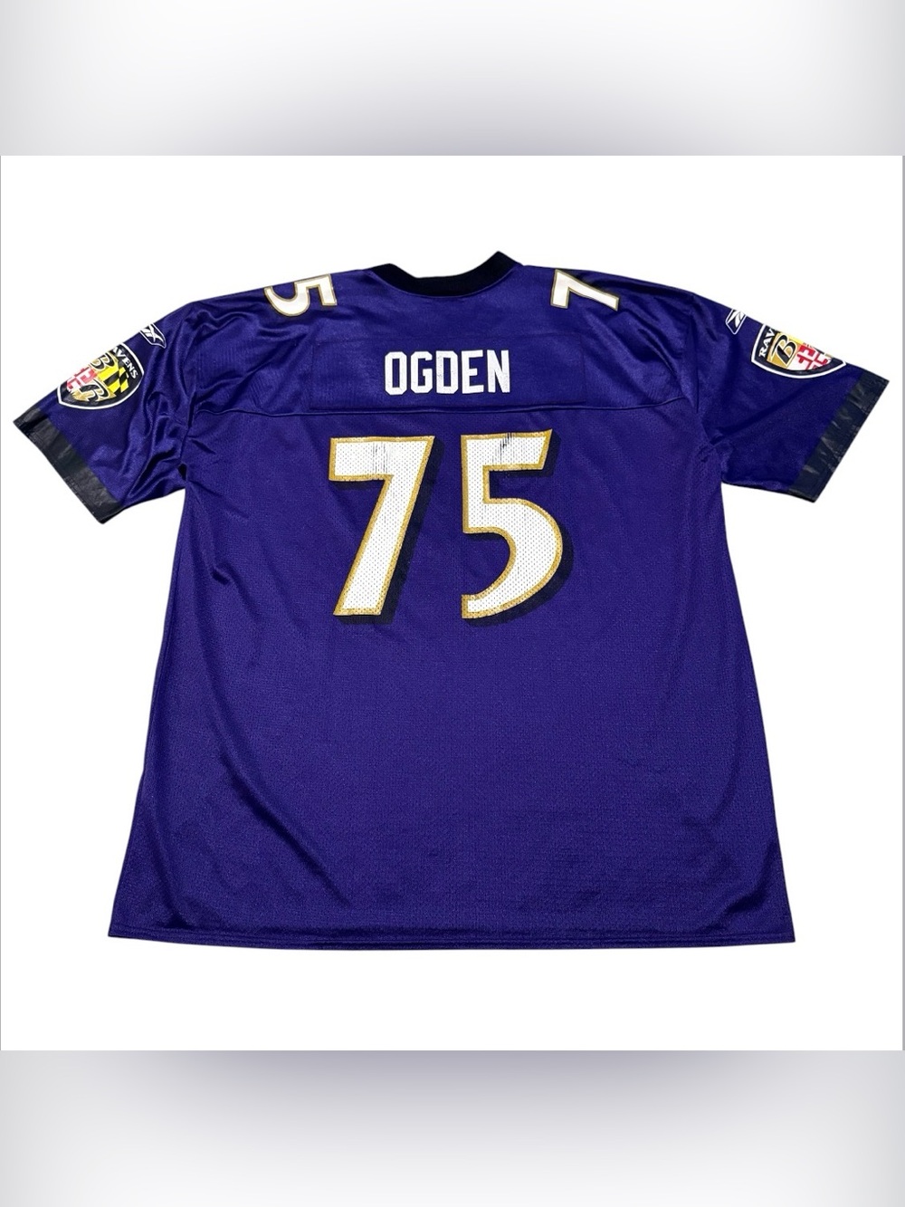 Reebok NFL Baltimore Ravens Jonathan Ogden No. 75 Jersey